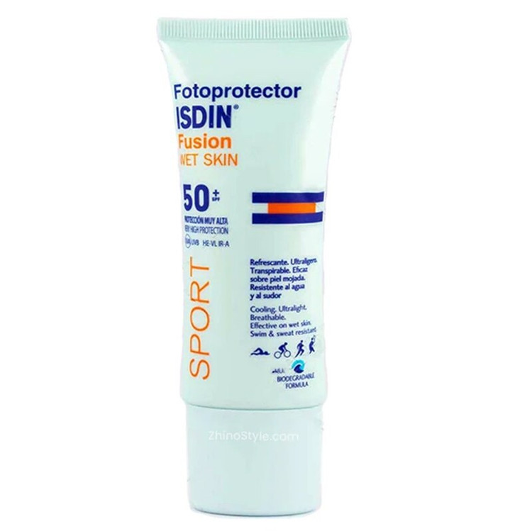 ضد آفتاب فیوژن ایزدین اسپورت بدون رنگ SPF 50 حجم 50 میل