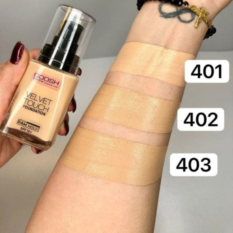 کرم پودر گاش رنگ شماره 403جذاب مدل GOSH VELVET TOUCH
