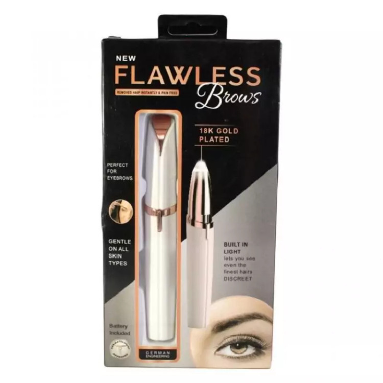 دستگاه موزن ابرو مدل 18K Gold برند فلاولس FLAWLESS
