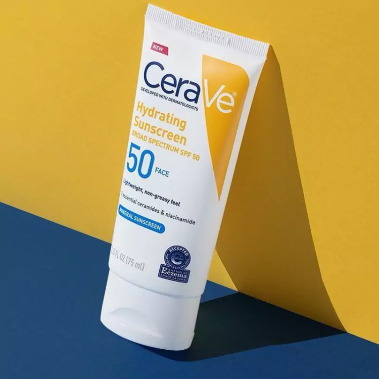 کرم ضدآفتاب مینرال سراوی spf50 حجم 75 میل