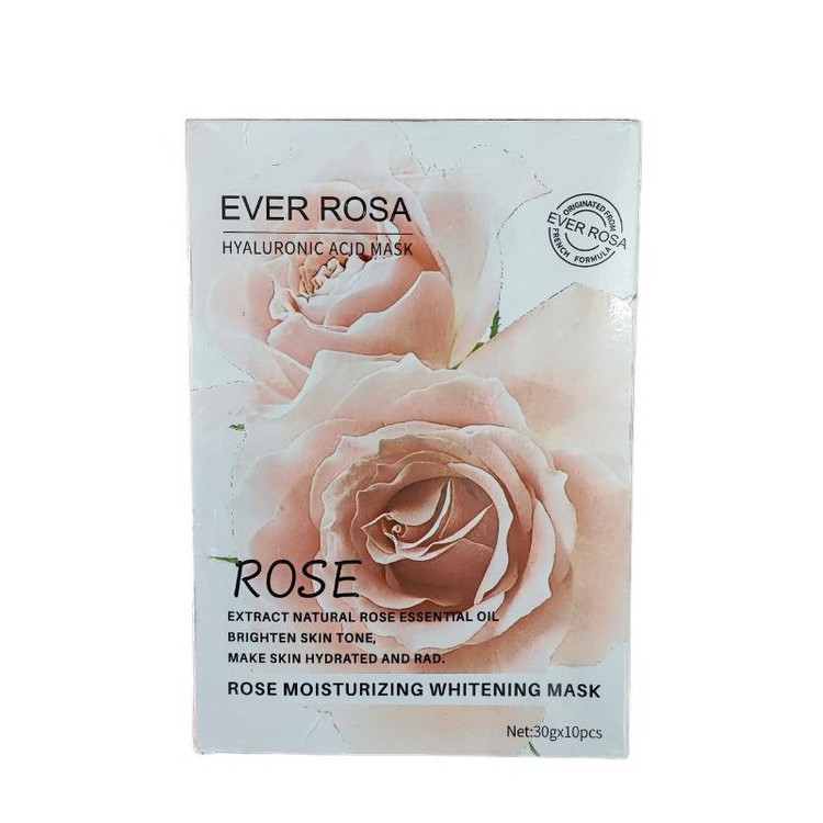 ماسک ورقه ای گل رز برند EVER ROSA