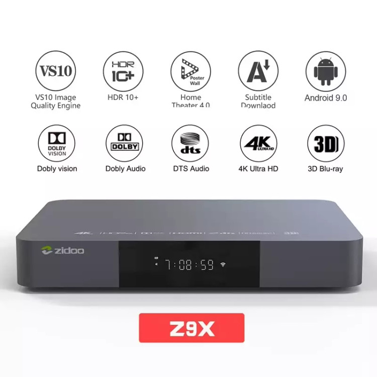 Tv box zidoo z9xتی وی باکس