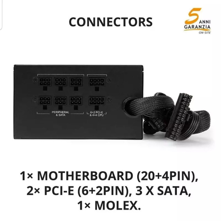 فن Power Game 650 W Modular