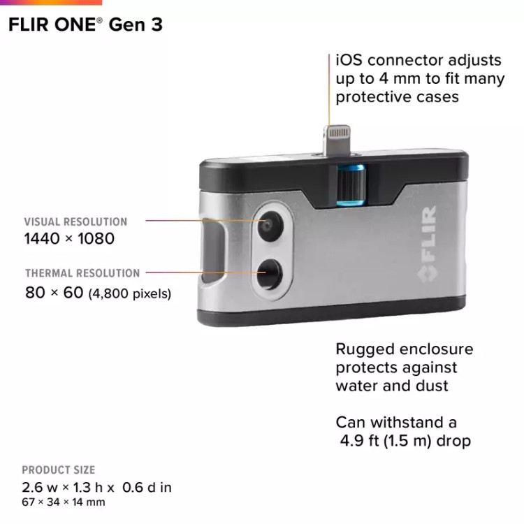 دوربین حرارتی flir one